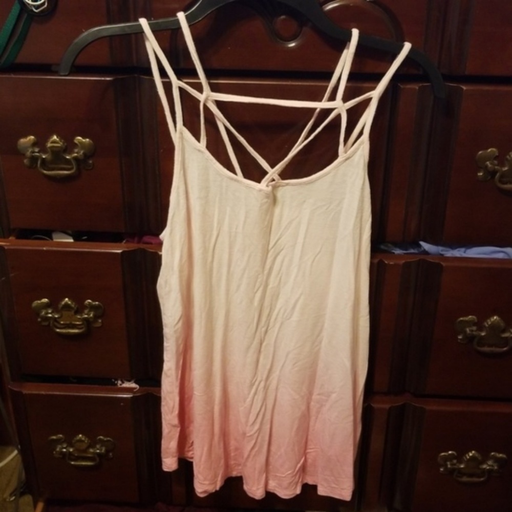 American eagle pink ombre tank - Picture 4 of 4